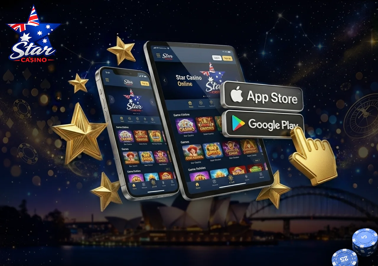 Smartphone displaying the mobile version of the casino platform.